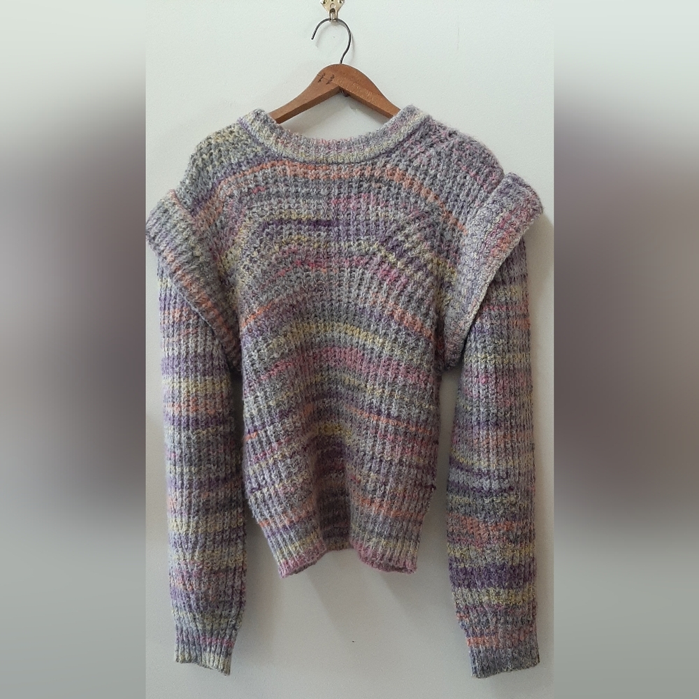 Multicolor Cable Knit Sweater - Picture 2 of 3